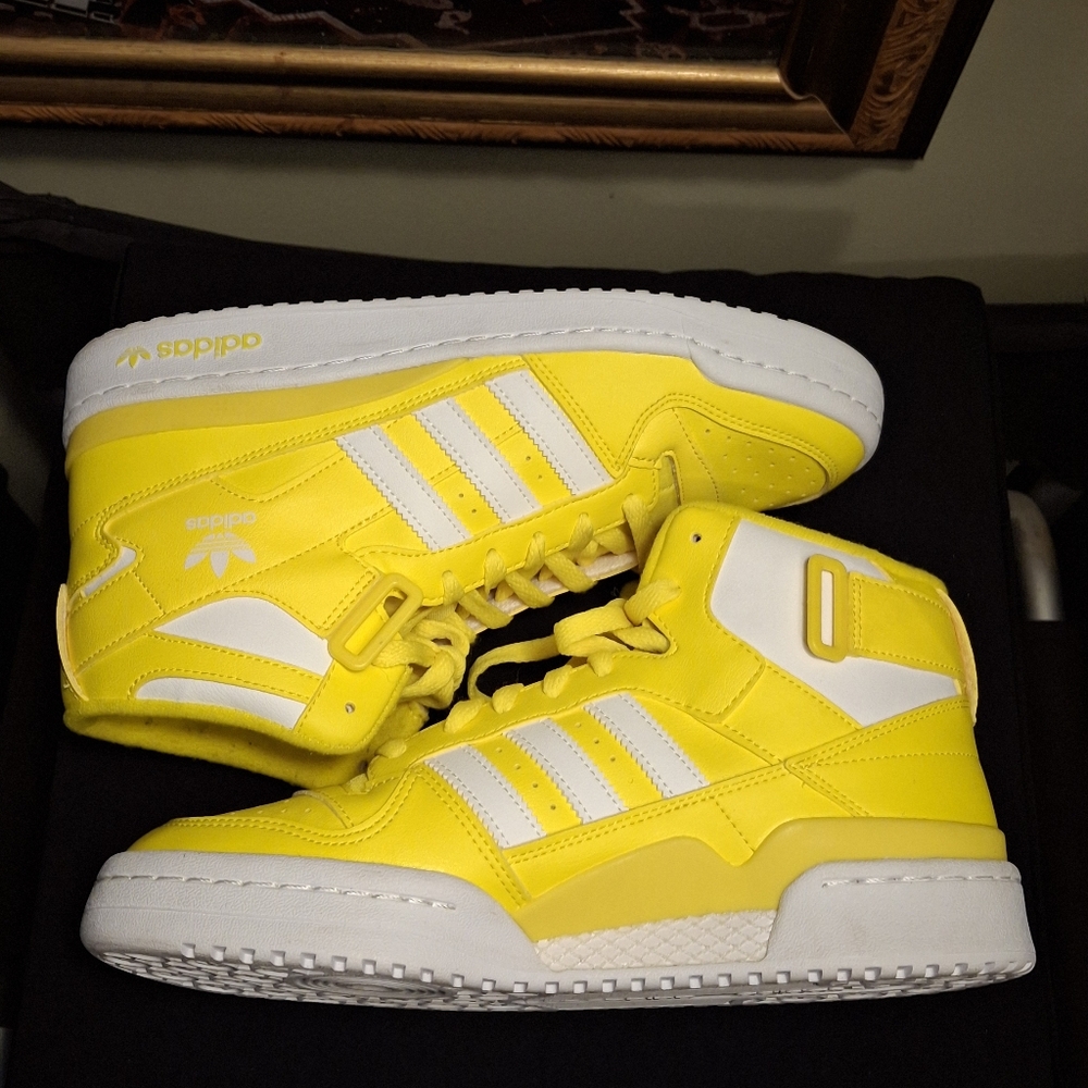 Adidas Bright Yellow Sneakers - Picture 7 of 12